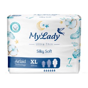 نوار بهداشتی مای لیدی اولترا به نرمی ابریشم خیلی بزرگ