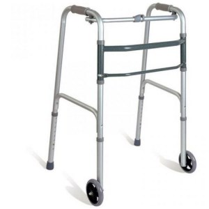 واکر تاشو مدرج آلومینیوم چرخ دار