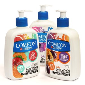 ژل شستشوی صورت پمپی کامان