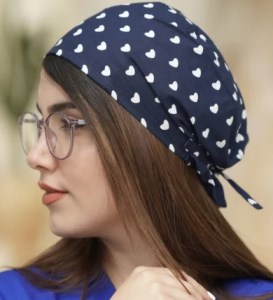 کلاه جراح پارچه ای طرح فانتزی