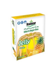 کامور پودر ژله بدون قند آناناس