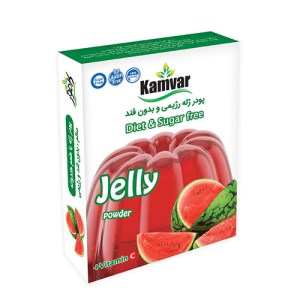 کامور پودر ژله بدون قند هندوانه