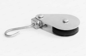 قلاب و قرقره فلزی