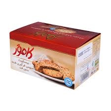 کامور بیسکوییت با سبوس فرآوری شده بدون قند و رژیمی220گرمی