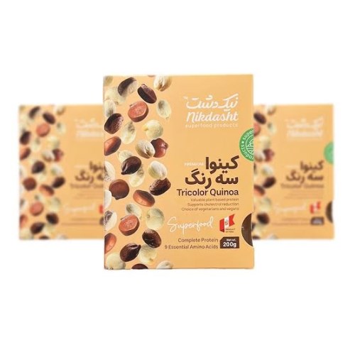 کینوا سه رنگ 200 گرم نیک دشت کینوا سه رنگ 200 گرم نیک دشت